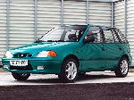 kuva 9 Auto Subaru Justy Hatchback 3-ovinen (1 (KAD) [uudelleenmuotoilu] 1989 1994)