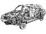 grianghraf Carr Renault 14 Hatchback (1 giniúint 1976 1979)